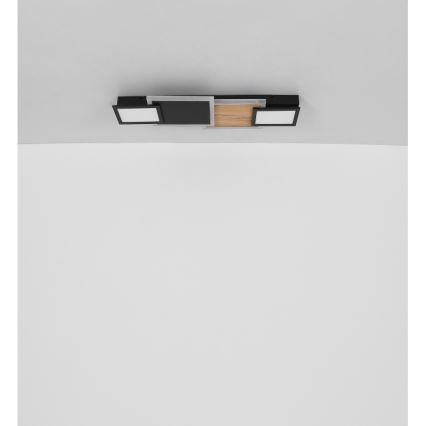 Globo 67279-30 - LED таванно осветително тяло CAROLINE LED/30W/230V 25x71,5 cm бежово/черно