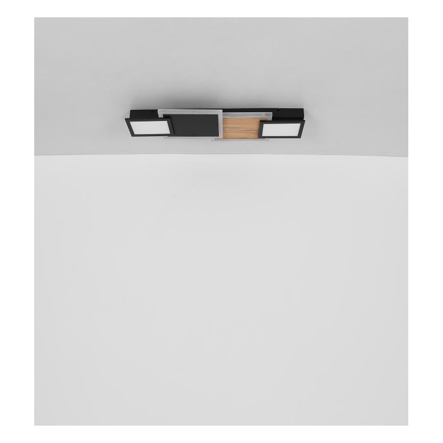 Globo 67279-30 - LED таванно осветително тяло CAROLINE LED/30W/230V 25x71,5 cm бежово/черно