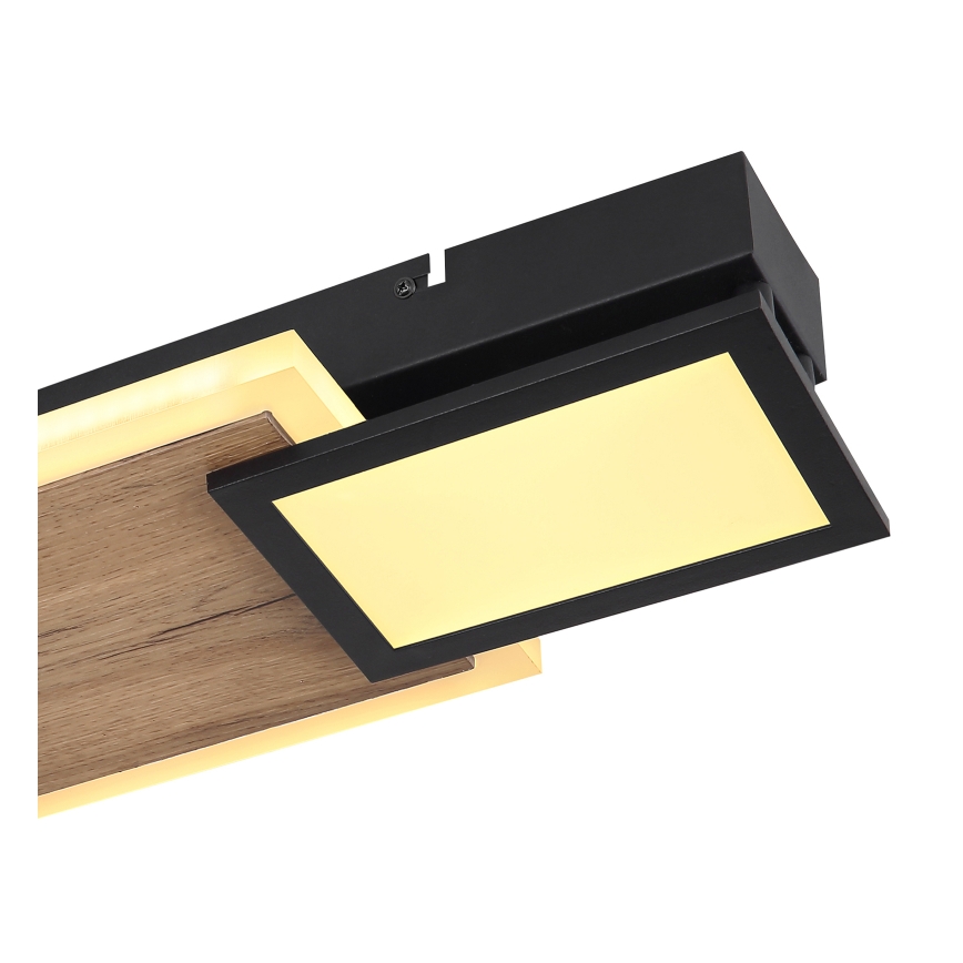 Globo 67279-30 - LED таванно осветително тяло CAROLINE LED/30W/230V 25x71,5 cm бежово/черно