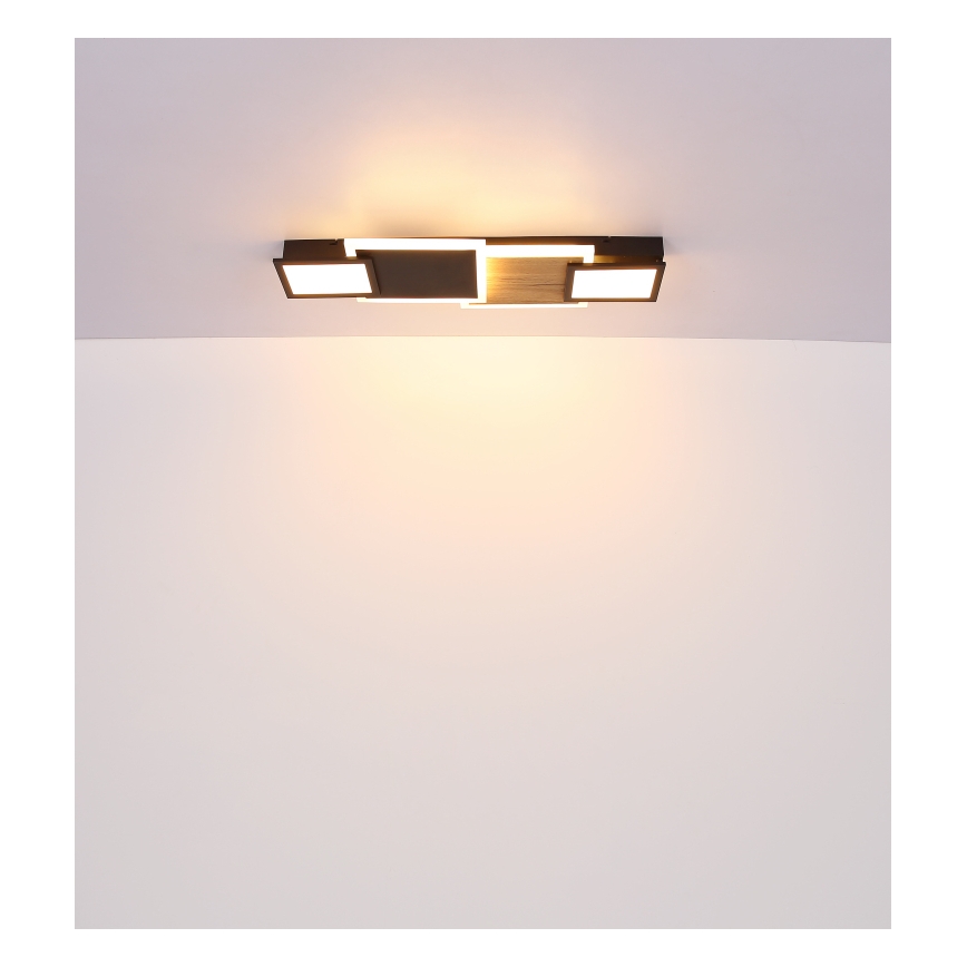 Globo 67279-30 - LED таванно осветително тяло CAROLINE LED/30W/230V 25x71,5 cm бежово/черно