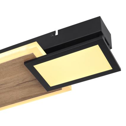 Globo 67279-30 - LED таванно осветително тяло CAROLINE LED/30W/230V 25x71,5 cm бежово/черно