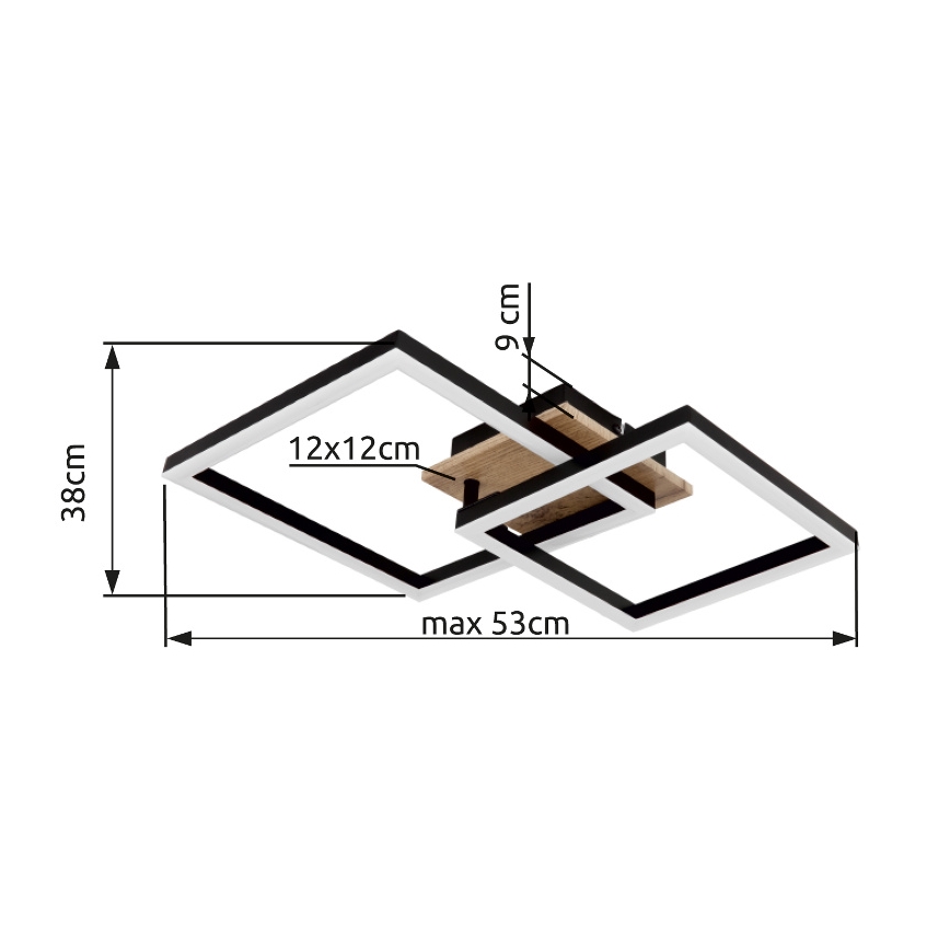Globo - LED Плафониера LED/18W/230V 3000K