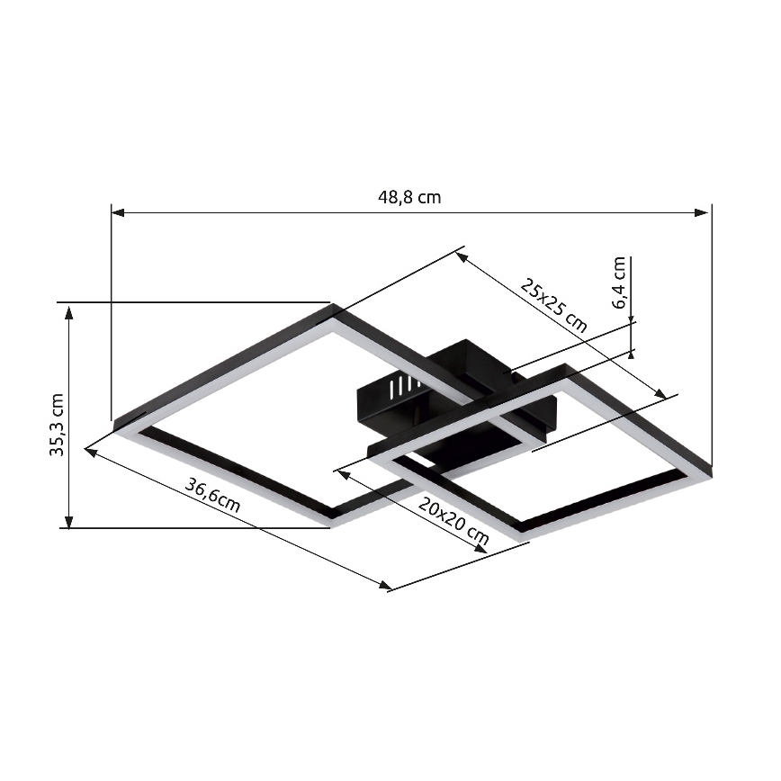 Globo - LED Плафониера LED/20W/230V 3000K