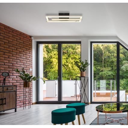 Globo - LED Плафониера LED/24W/230V 4000K матов хром