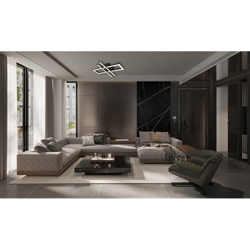 Globo - LED Плафониера LED/24W/230V 4000K черен