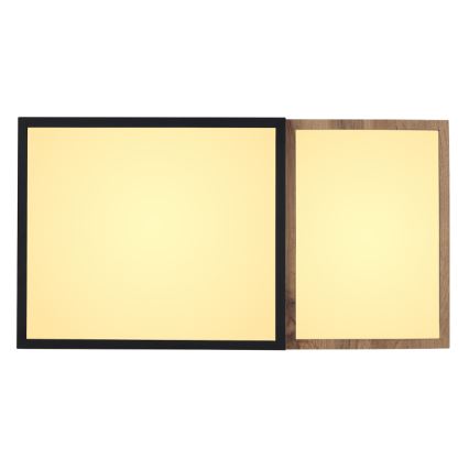 Globo 67286-30 - LED плафон GUNDI LED/30W/230V 35x65 cm кафяво/черно