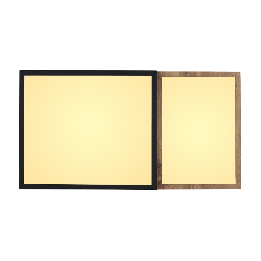 Globo 67286-30 - LED плафон GUNDI LED/30W/230V 35x65 cm кафяво/черно