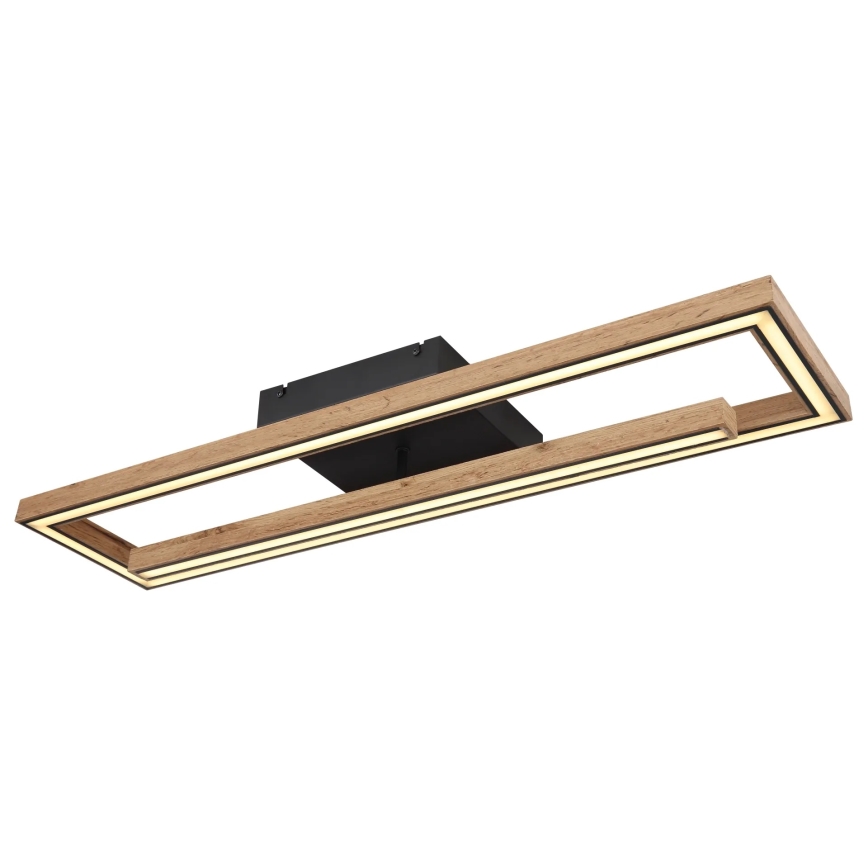 Globo 67287D1 - LED таванно осветително тяло MANDERA, LED 36 W, 230 V, 20 x 80 см, кафяво