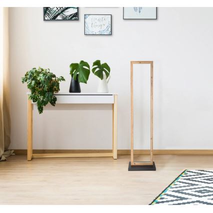 Globo 67287S - LED подова лампа MANDERA LED/24W/230V кафява/черна