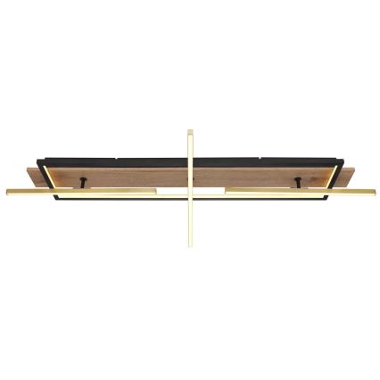 Globo 67296D2 - LED таванно осветително тяло BEATRIX LED/48W/230V 60,5x100 cm кафяво