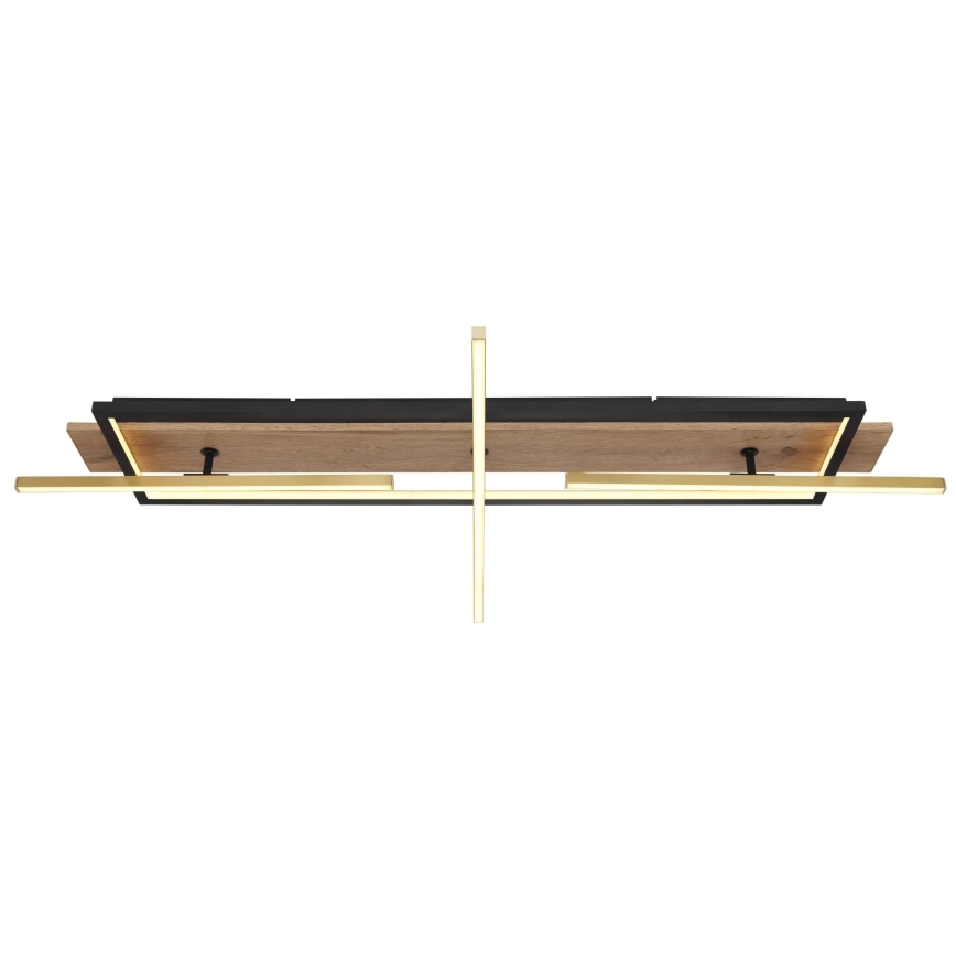 Globo 67296D2 - LED таванно осветително тяло BEATRIX LED/48W/230V 60,5x100 cm кафяво