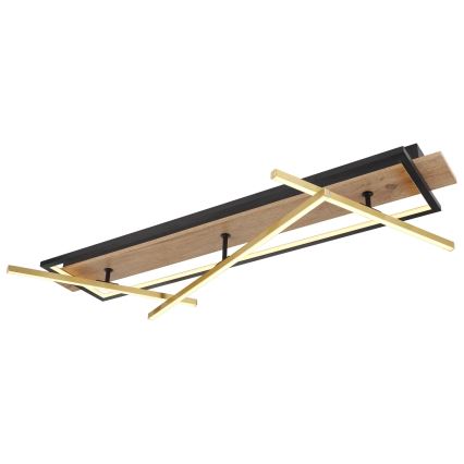 Globo 67296D2 - LED таванно осветително тяло BEATRIX LED/48W/230V 60,5x100 cm кафяво