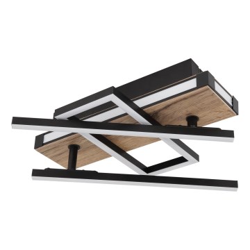 Globo 67299D2 - LED таванно осветително тяло COLLI LED/30W/230V 46x68 cm кафяво/черно