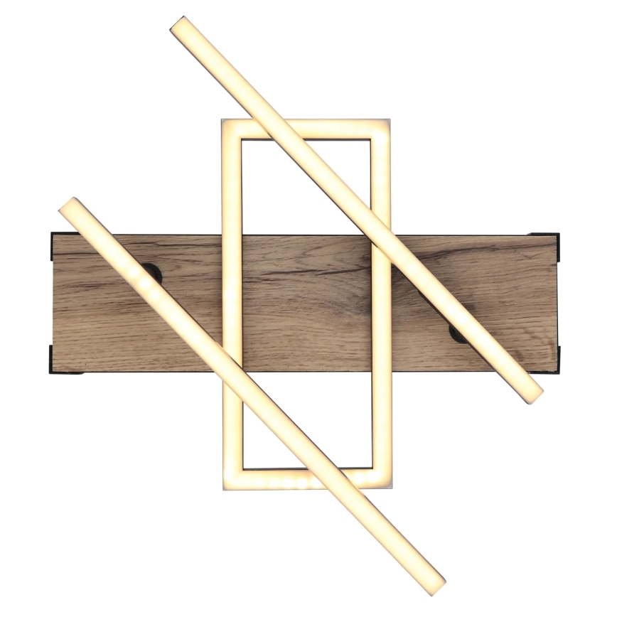 Globo 67299D2 - LED таванно осветително тяло COLLI LED/30W/230V 46x68 cm кафяво/черно