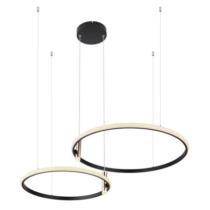 Globo - LED Димируем пендел LED/55W/230V 2700-6000K черен + дистанционно управление