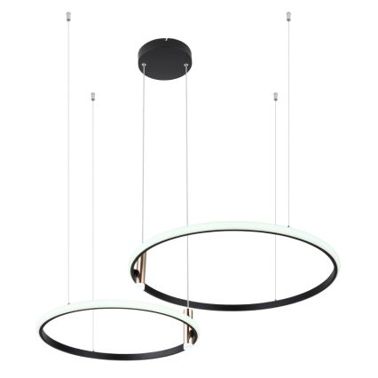 Globo - LED Димируем пендел LED/55W/230V 2700-6000K черен + дистанционно управление