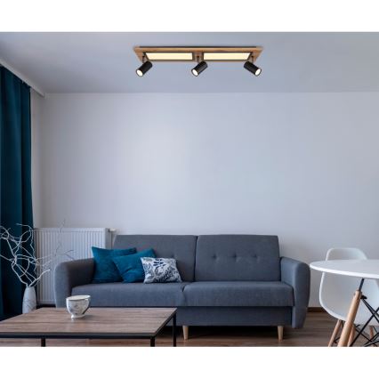 Globo - LED Спот LED/24W/230V + 3xGU10/5W