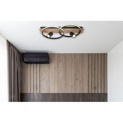 Globo - LED Плафониера 2xLED/18W/230V + 2xGU10/35W/230V