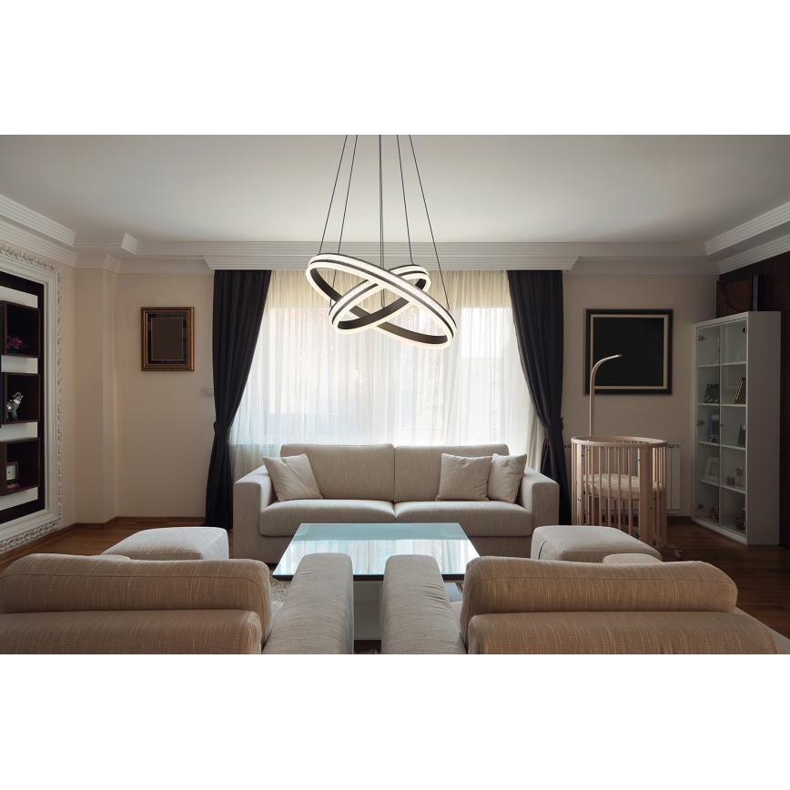 Globo - LED Димируем пендел LED/60W/230V 2700K-6000K + дистанционно управление
