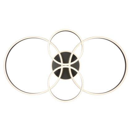 Globo - LED Плафониера LED/39W/230V 2700/4500/6500K 106x60 см антрацит