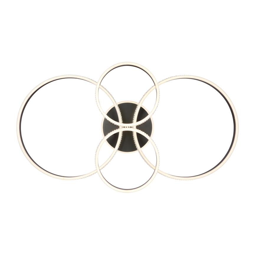 Globo - LED Плафониера LED/39W/230V 2700/4500/6500K 106x60 см антрацит