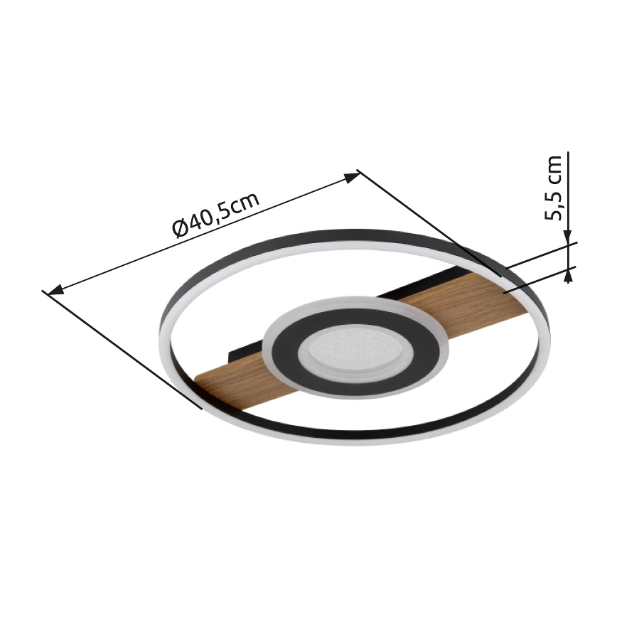 Globo - LED Плафониера LED/24W/230V