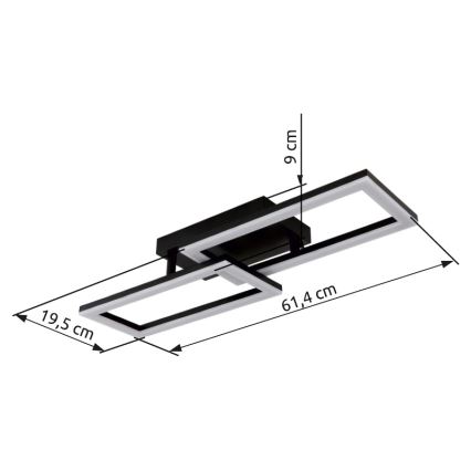 Globo - LED Плафониера LED/20W/230V