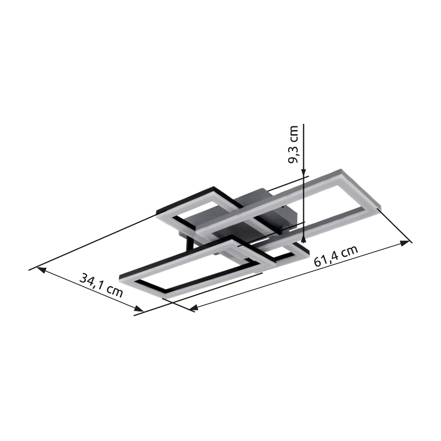 Globo - LED Плафониера LED/24W/230V