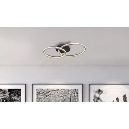 Globo - Димируемо таванно LED осветително тяло LED/50W/230V 2700-6000K 50x75 cm + дистанционно управление
