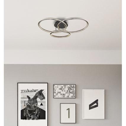 Globo - LED димируема таванна лампа LED/72W/230V 2700-6000K 50x75 cm + дистанционно управление