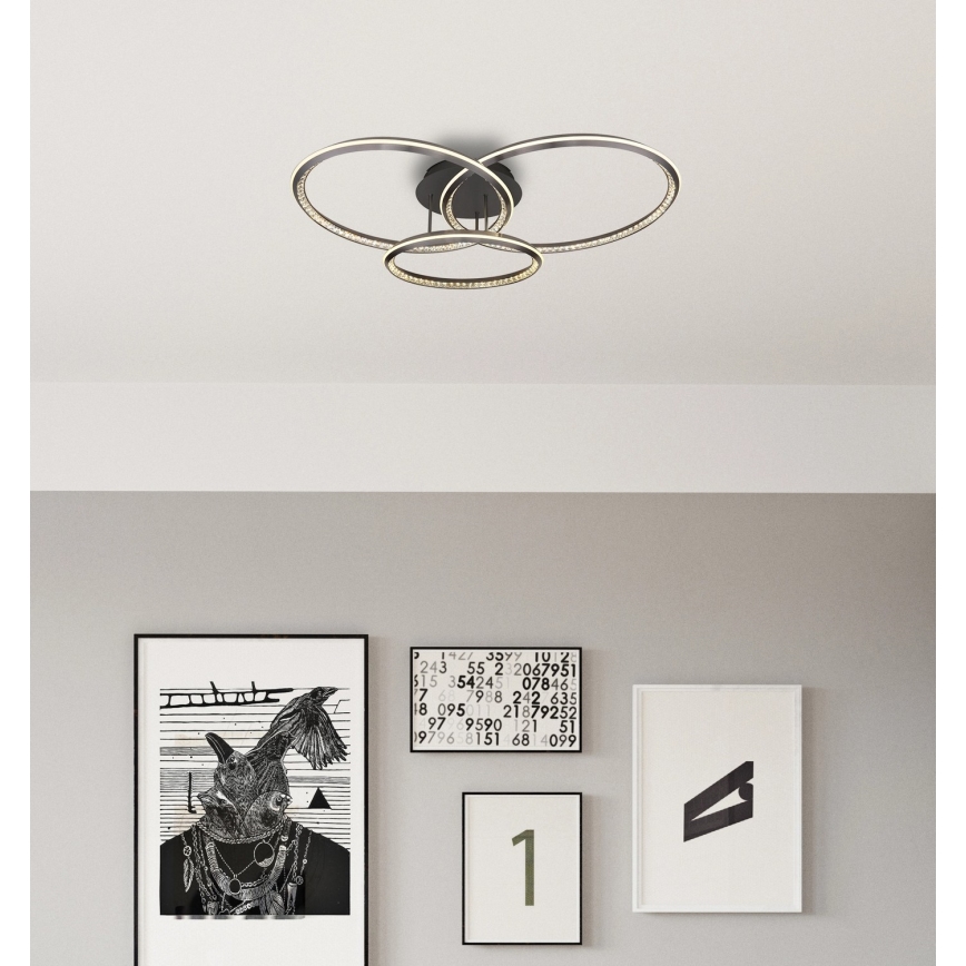 Globo - LED димируема таванна лампа LED/72W/230V 2700-6000K 50x75 cm + дистанционно управление