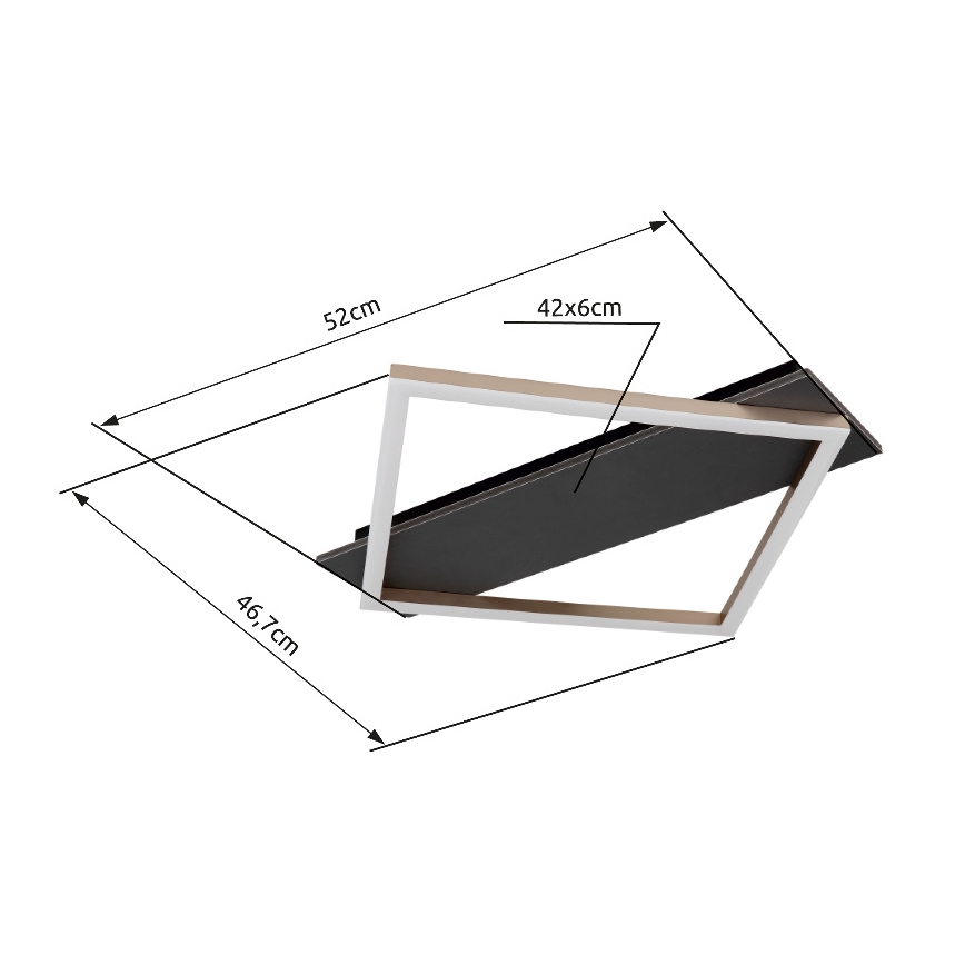 Globo - LED Плафониера LED/18W/230V
