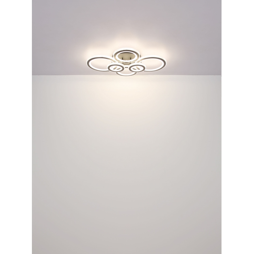 Globo - LED регулируемо таванно осветително тяло LED/60W/230V 2700-6000K 56x78 см антрацит + дистанционно управление