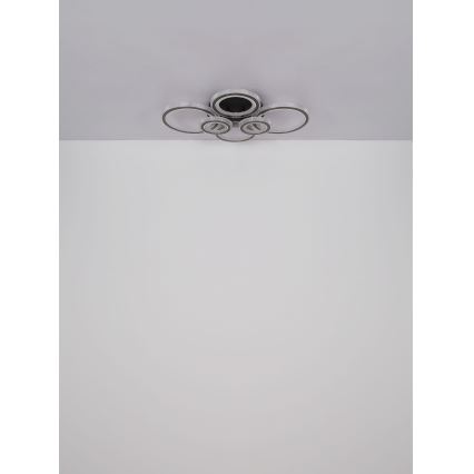 Globo - LED регулируемо таванно осветително тяло LED/60W/230V 2700-6000K 56x78 см антрацит + дистанционно управление