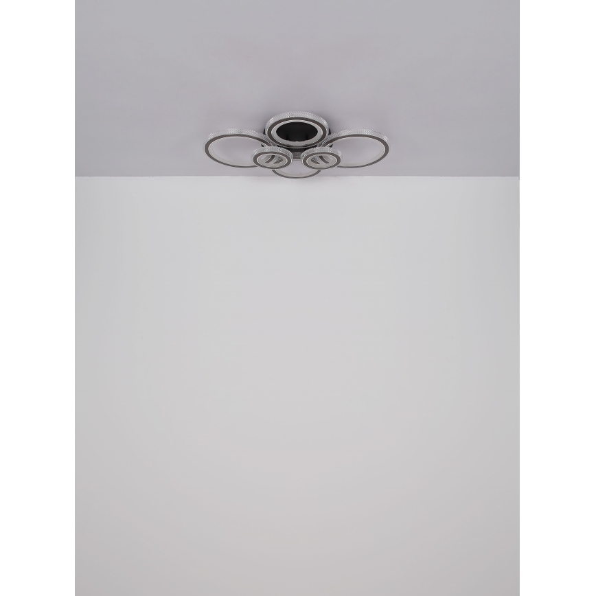 Globo - LED регулируемо таванно осветително тяло LED/60W/230V 2700-6000K 56x78 см антрацит + дистанционно управление