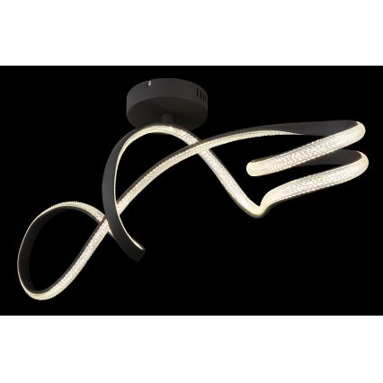 Globo - LED Полилей за повърхностен монтаж LED/30W/230V черен