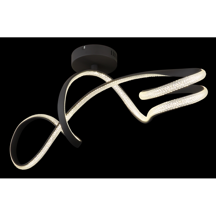 Globo - LED Полилей за повърхностен монтаж LED/30W/230V черен