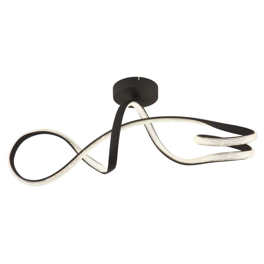 Globo - LED Полилей за повърхностен монтаж LED/30W/230V черен