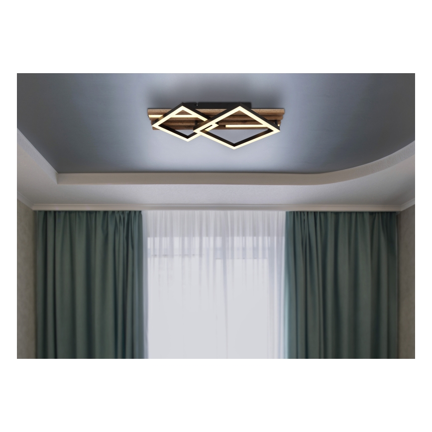 Globo - LED таванно осветително тяло ED/18W/230V + LED/7W 3000K 31x47,5 cm