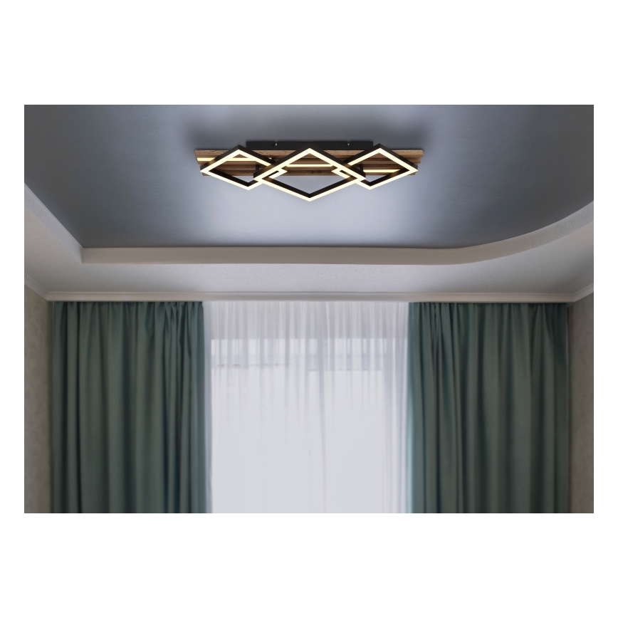 Globo - LED таванен плафон LED/24W/230V + LED/8W 3000K 31x61cm