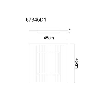 Globo - LED таванно осветително тяло LED/36W/230V 3000K 45x45 см