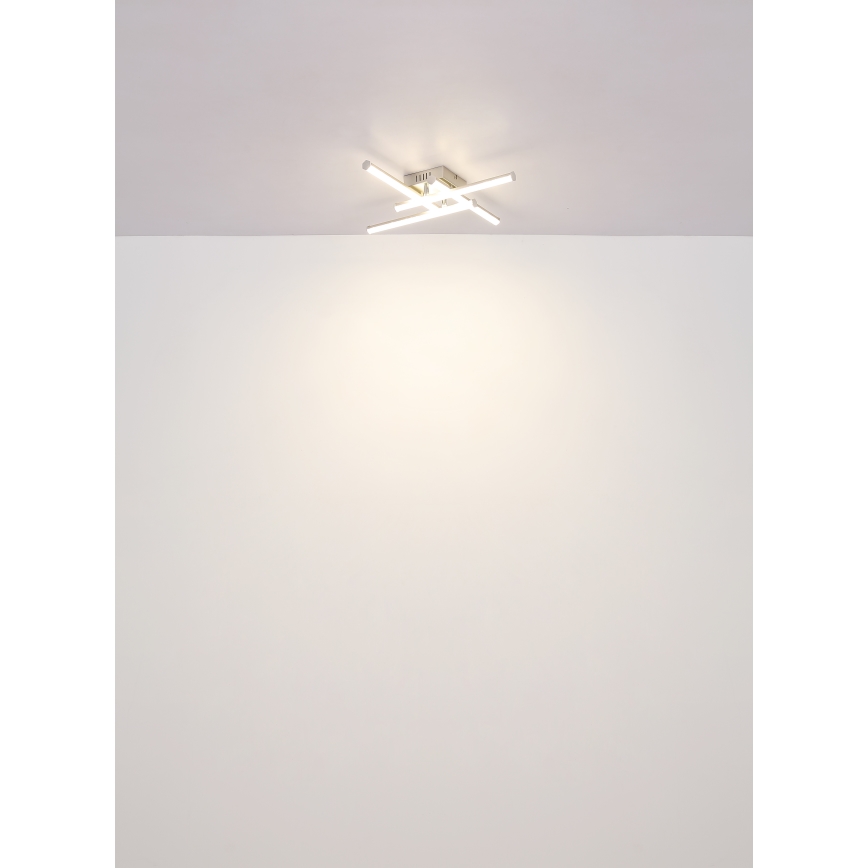 Globo - LED Плафониера LED/24W/230V 4000K матов хром