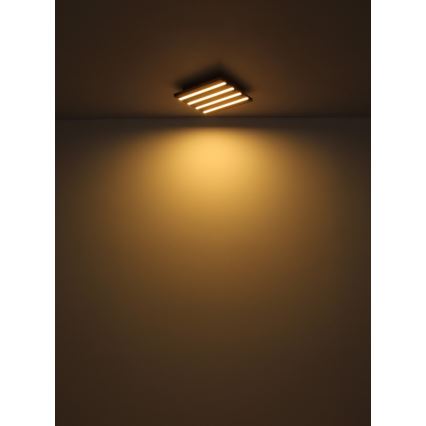 Globo - LED Плафониера LED/30W/230V 3000K 45x45 см дърво