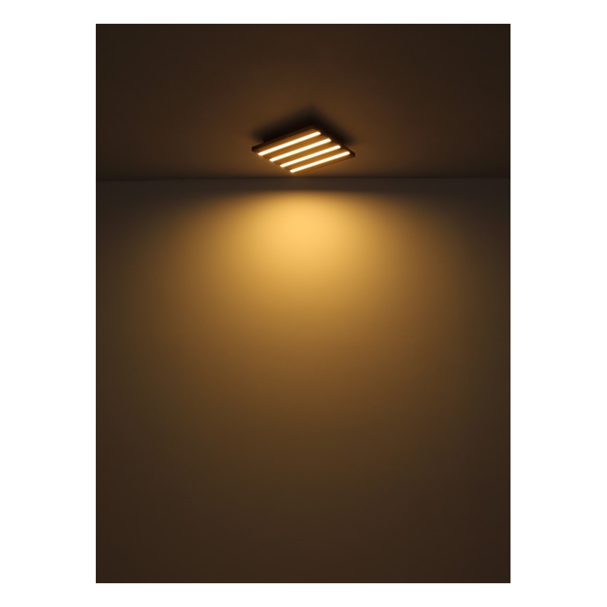 Globo - LED Плафониера LED/30W/230V 3000K 45x45 см дърво