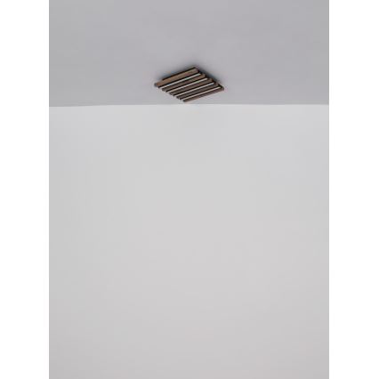 Globo - LED Плафониера LED/30W/230V 3000K 45x45 см дърво