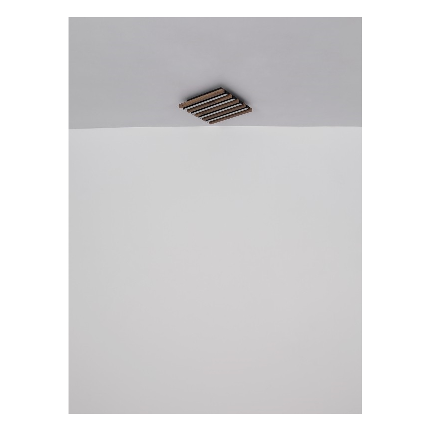 Globo - LED Плафониера LED/30W/230V 3000K 45x45 см дърво