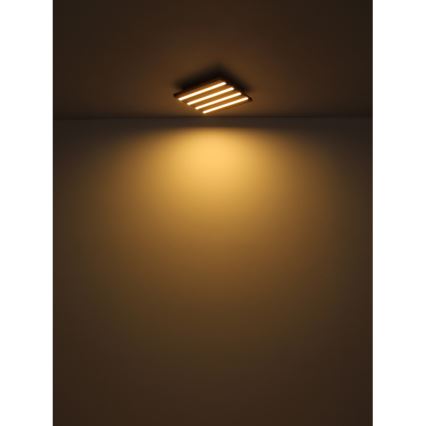 Globo - LED Плафониера LED/30W/230V 3000K 80x20 см дърво