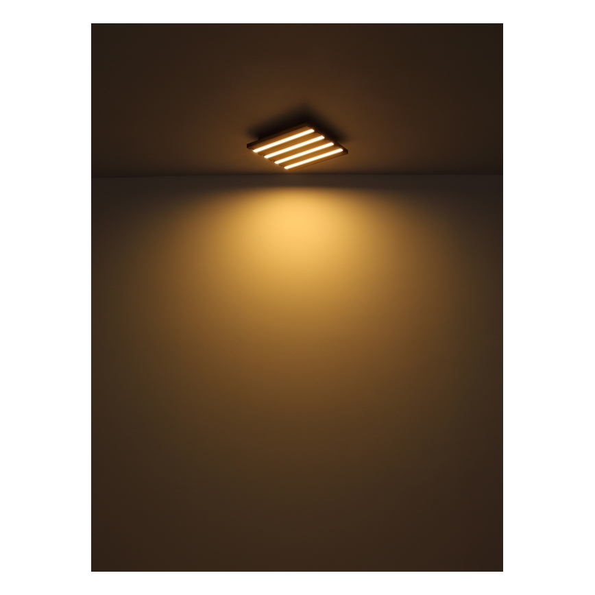 Globo - LED Плафониера LED/30W/230V 3000K 80x20 см дърво