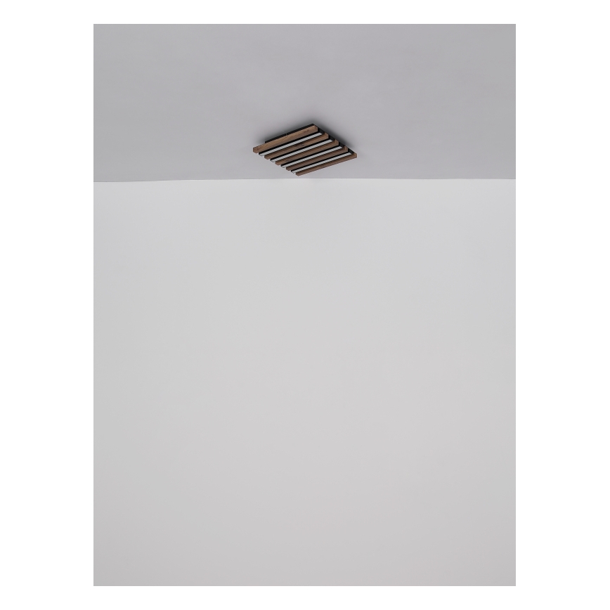 Globo - LED Плафониера LED/30W/230V 3000K 80x20 см дърво