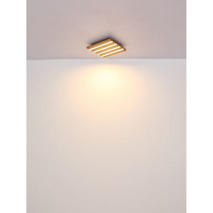 Globo - LED Плафониера LED/30W/230V 3000K 80x20 см дърво
